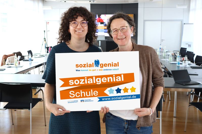 Zertifizierung als sozialgenial Schule